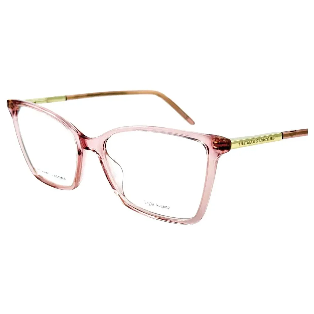 Marc Jacobs Marc 544 Womens Plastic Eyeglass Frame 35J Pink 54-17 Spring Hinges